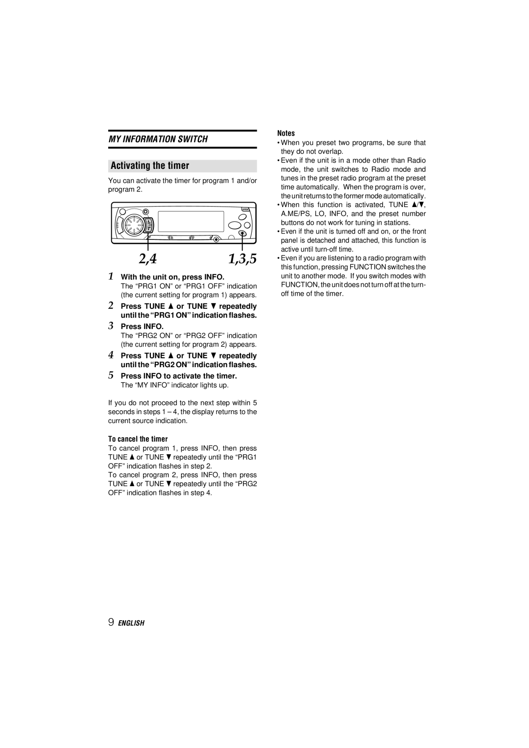 Aiwa CDC-MP3 YU operating instructions 