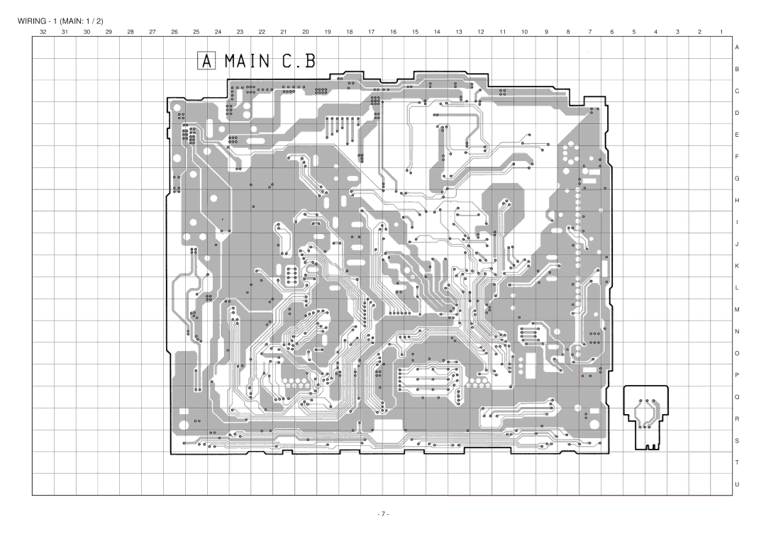 Aiwa CDC-Z107 service manual Wiring 1 Main 1 