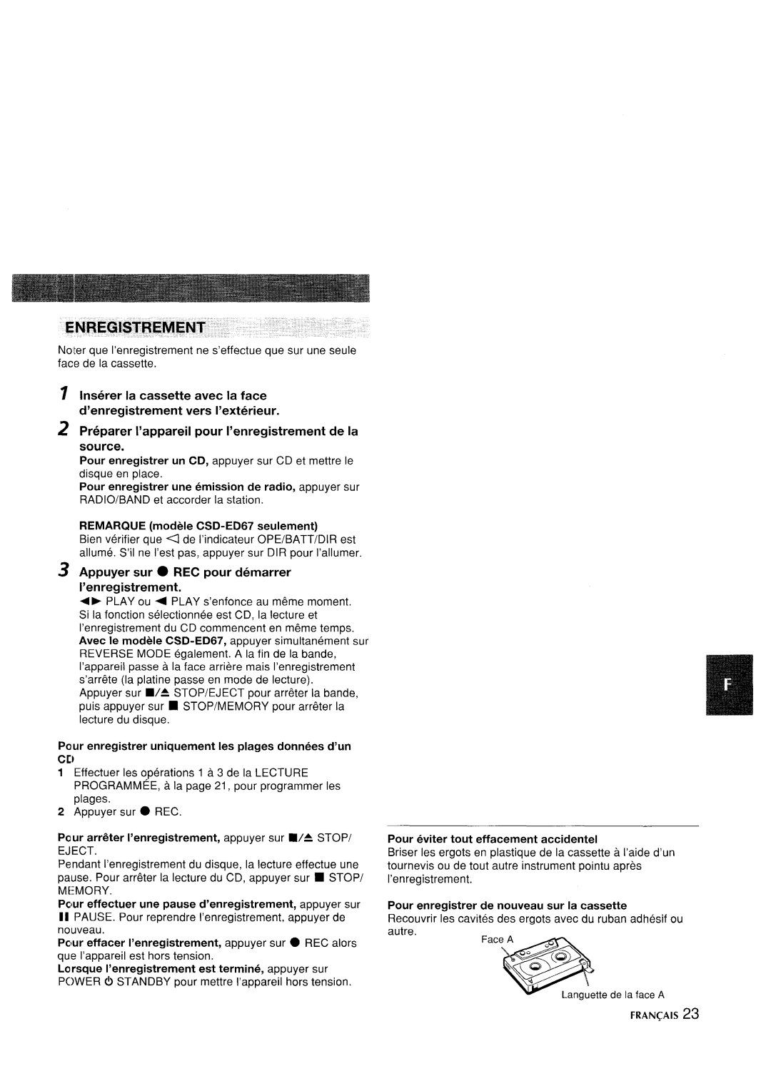 Aiwa CSD-ED 57, CSD-ED67, CSD-ED 37 manual Source 