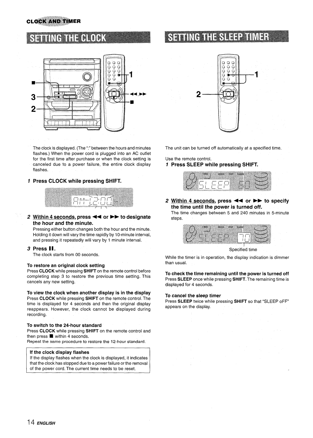 Aiwa NSX-A111 manual Press Il 