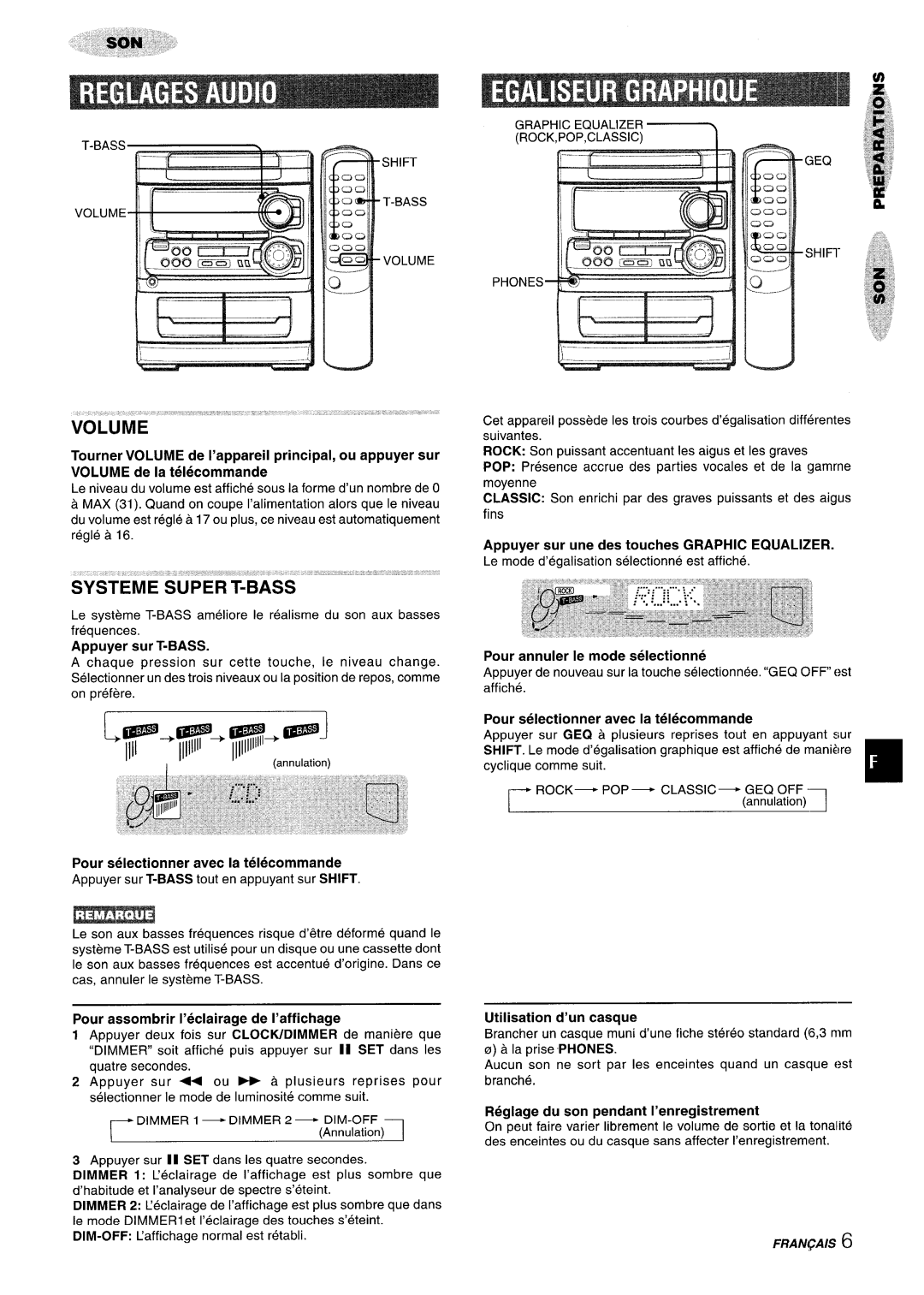 Aiwa CX-NA303, NSX-A303, NSX-A304 manual Volume 