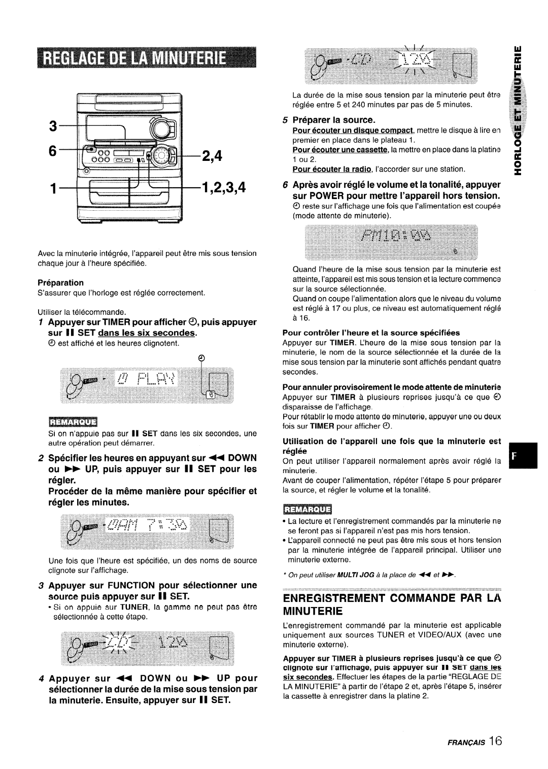 Aiwa NSX-A303, NSX-A304, CX-NA303 manual Preparer la source, Pour ecouter un disaue com~act, mettre Ie disque 