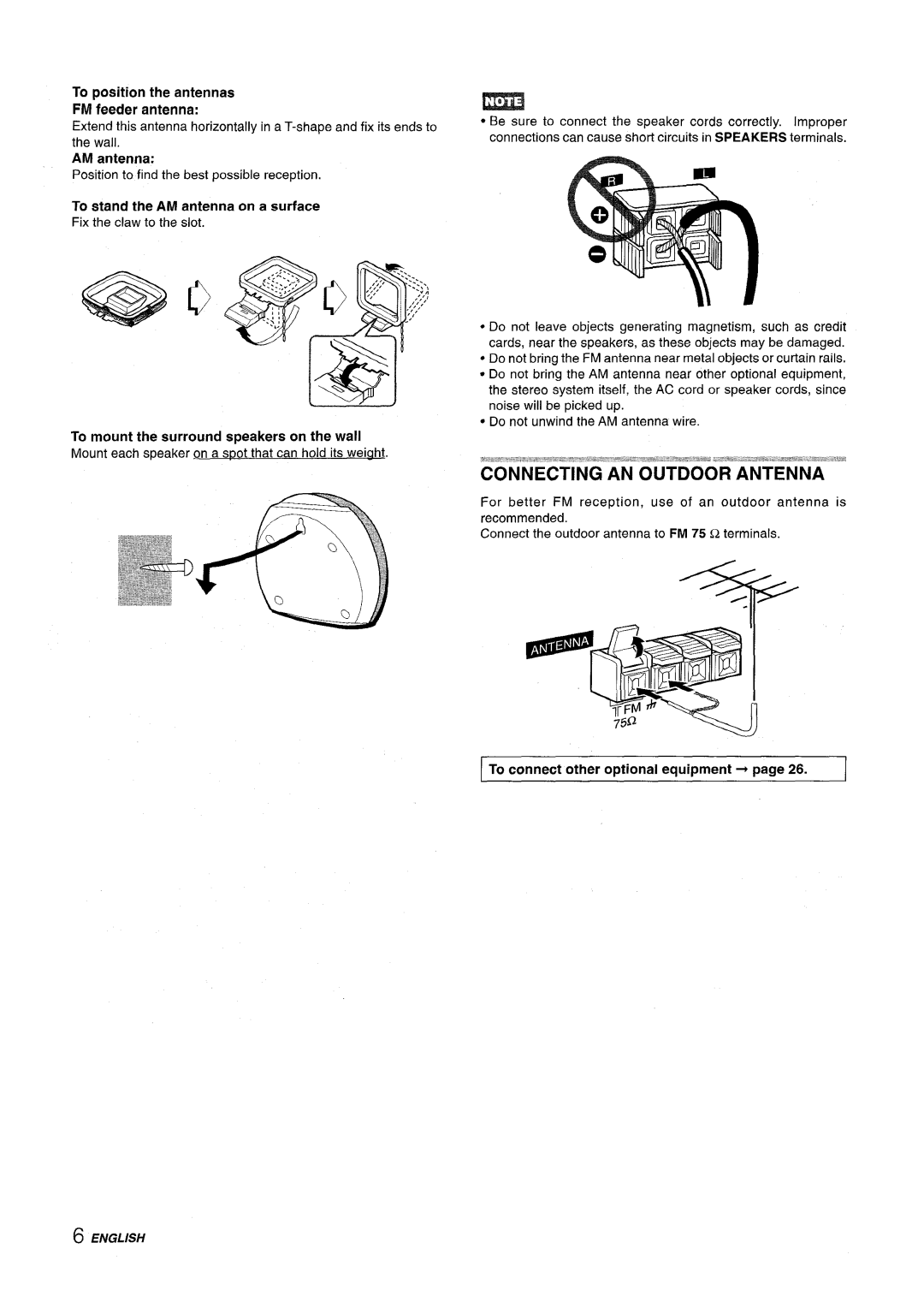 Aiwa SX-C605, SX-WNA555 manual English 