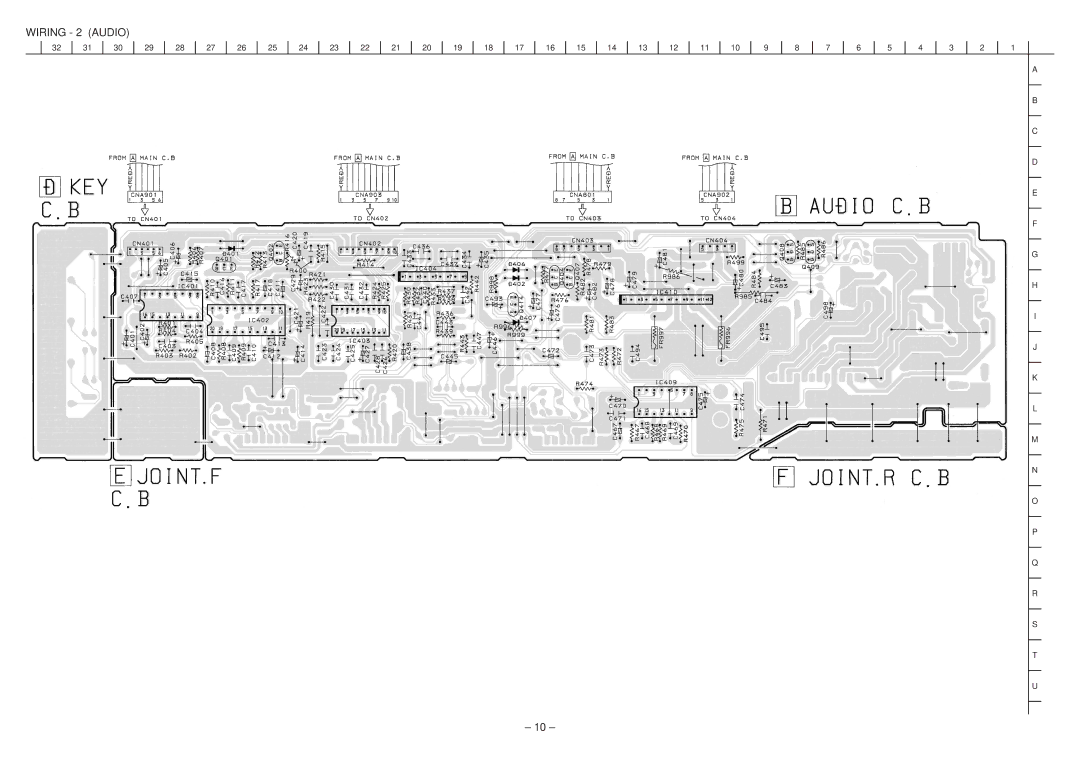 Aiwa TV-A2115 service manual Wiring 2 Audio 