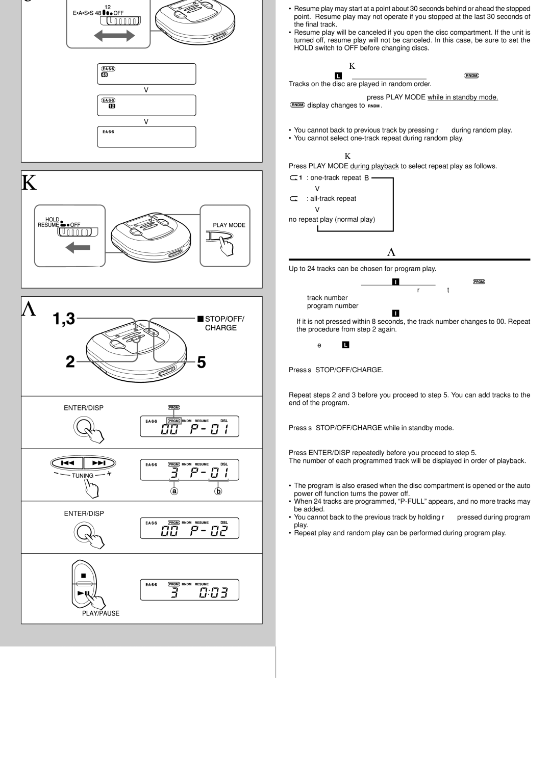 Aiwa XP-R207 manual Program Play → L, To stop program play, To add tracks to the program, To erase the program 