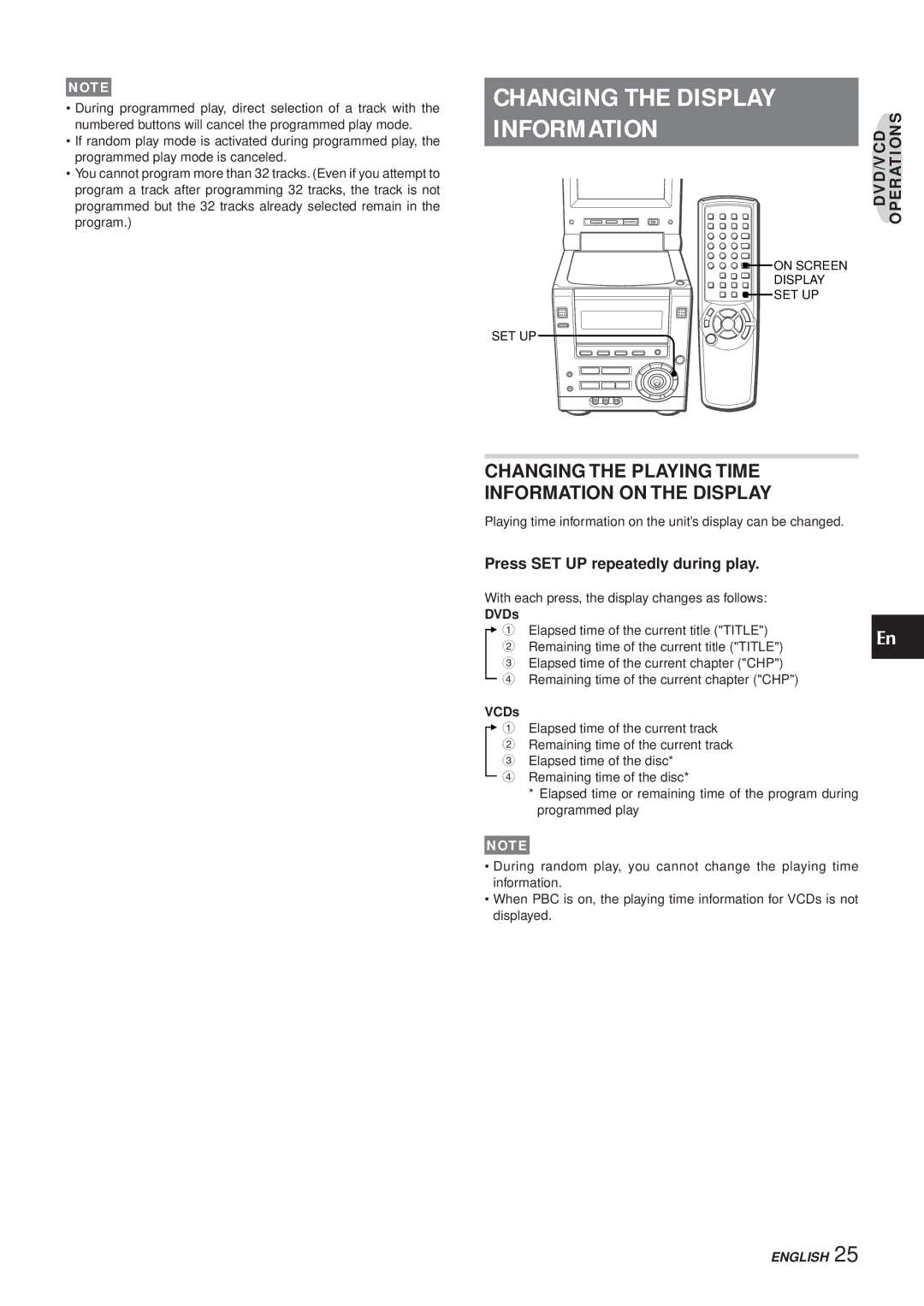 Aiwa XR-DV3M operating instructions DVDs, VCDs 