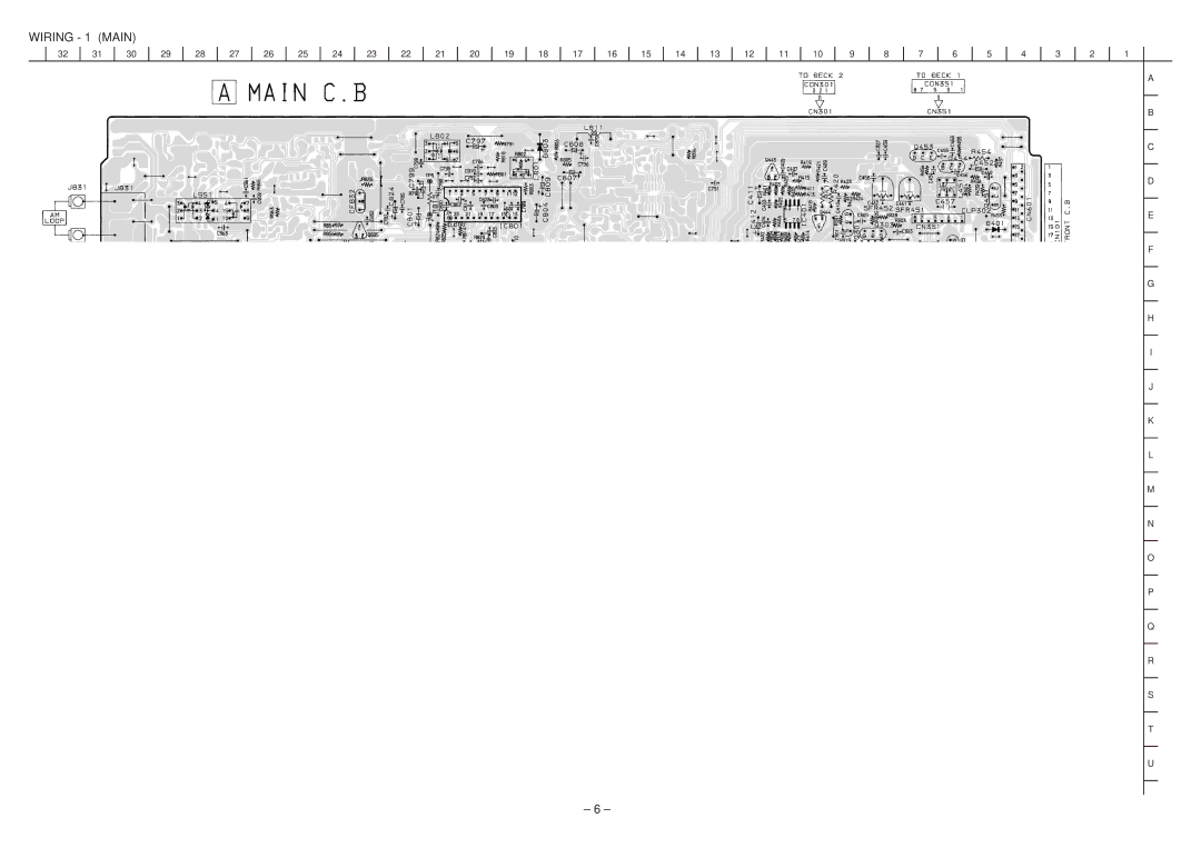 Aiwa Z-L200 service manual Wiring 1 Main 