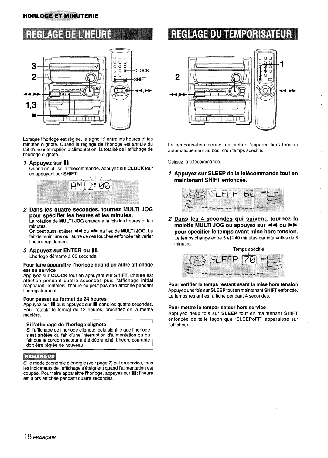 Aiwa Z-L31 manual Appuyez sur Enter ou 