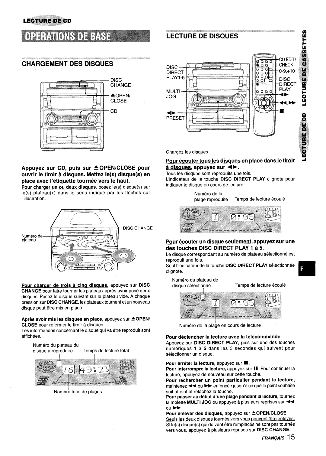 Aiwa Z-L70 manual Disc Change 