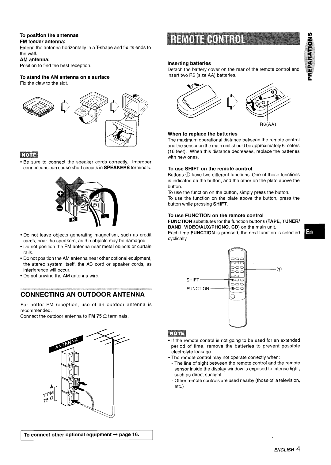 Aiwa Z-R555 manual AM antenna 