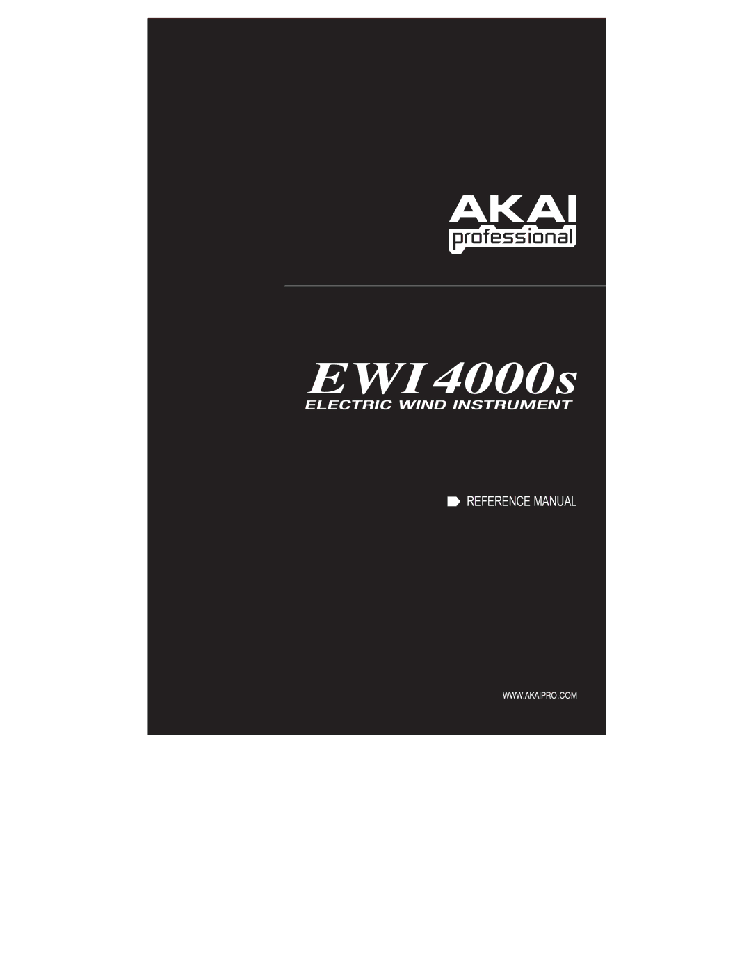 Akai Ewi4000s manual Reference Manual 