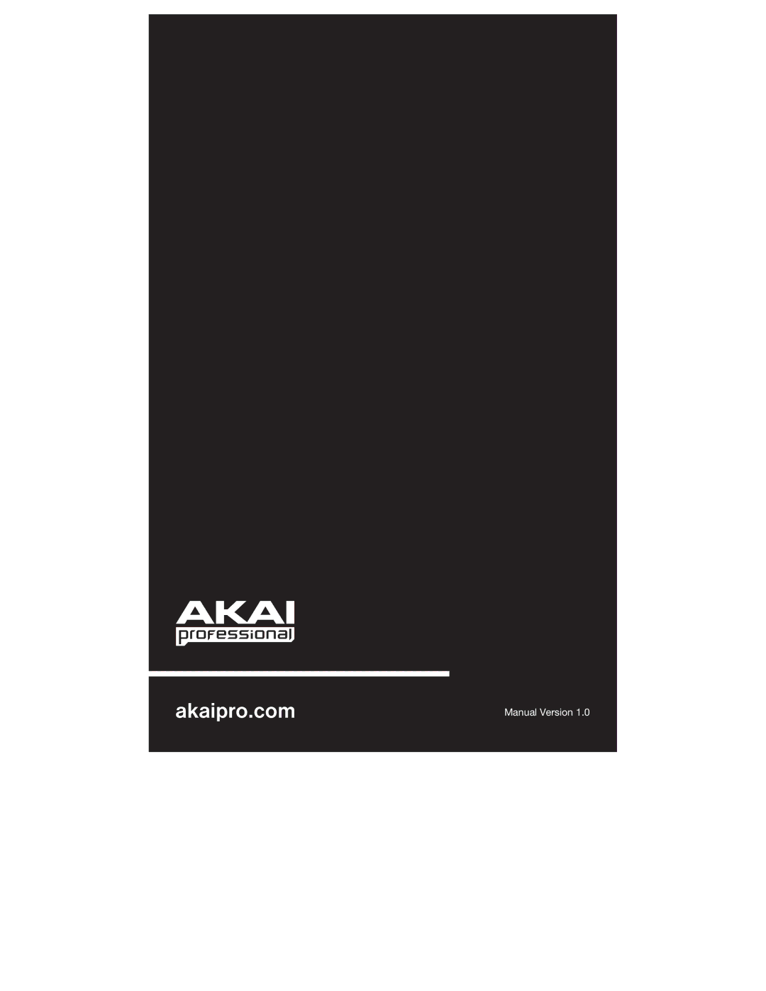 Akai EWI5000 manual Akaipro.com 