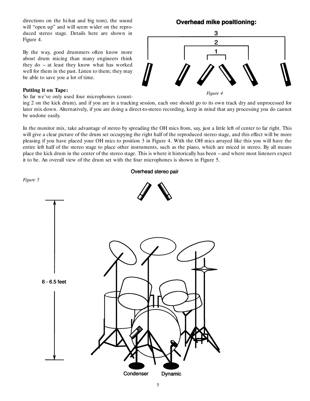 AKG Acoustics Micing manual Putting it on Tape 