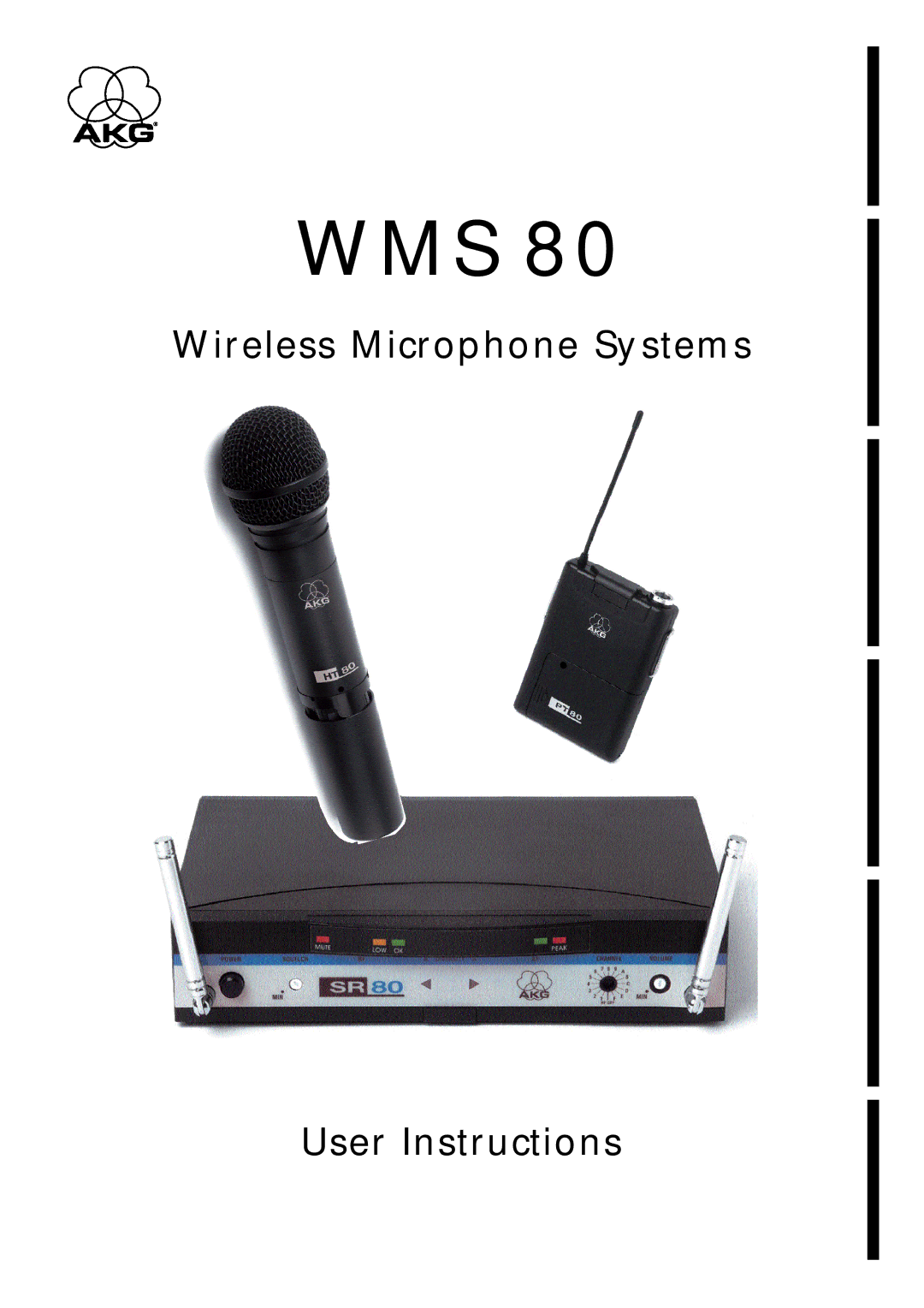 AKG Acoustics WMS 80 manual Wms 