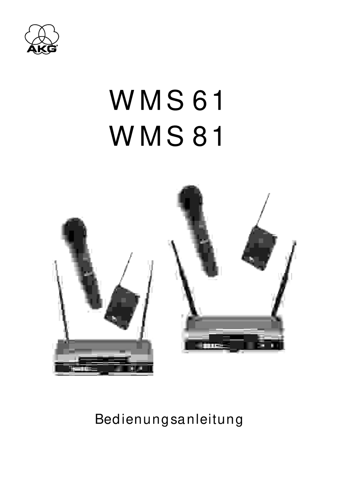 AKG Acoustics WMS 81 manual WMS 61 WMS 