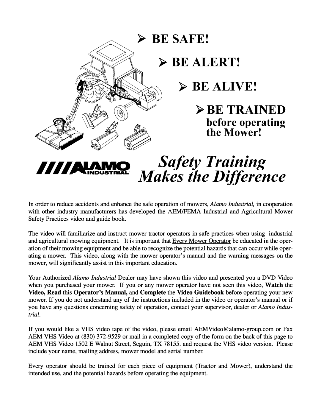 Alamo 02979718C manual 