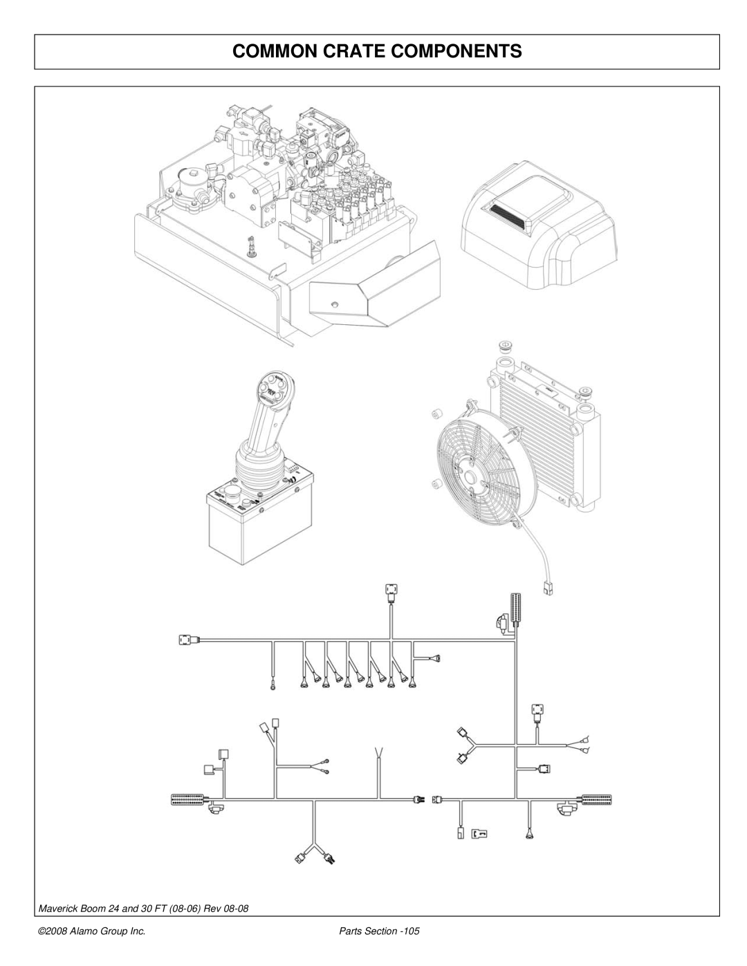 Alamo 02981992P manual Common Crate Components 