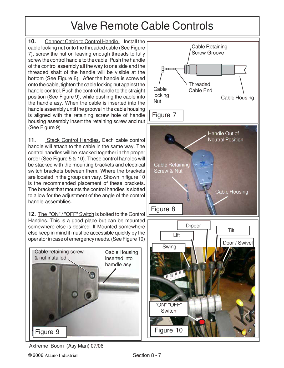 Alamo 02984405 instruction manual Dipper 