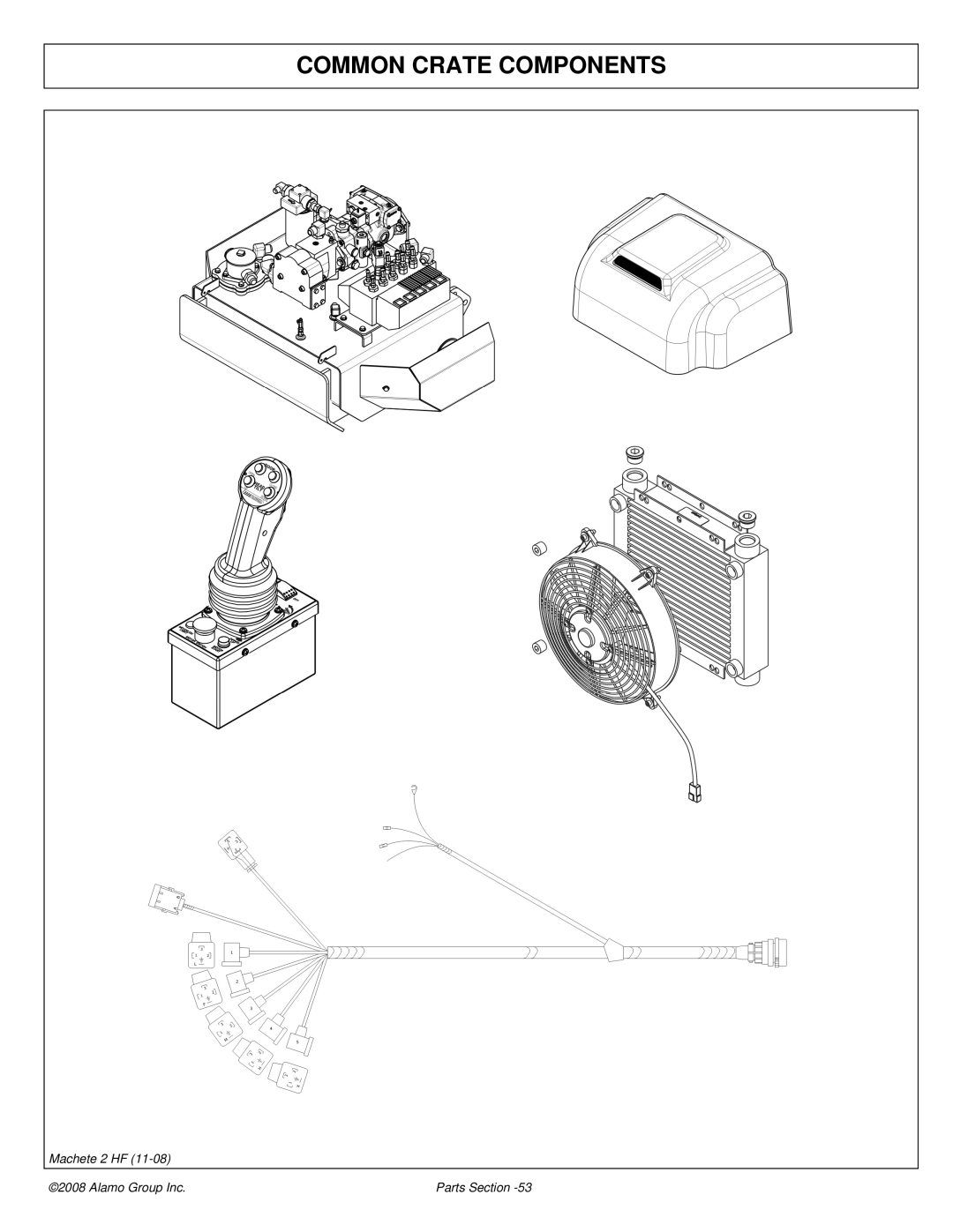 Alamo 02986941P manual Common Crate Components 