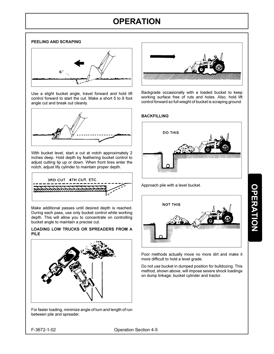 Alamo 104QX manual Makeadditionlpassesntil, Depth.Thiswillallowyouto, Duringeachpass,useonly 