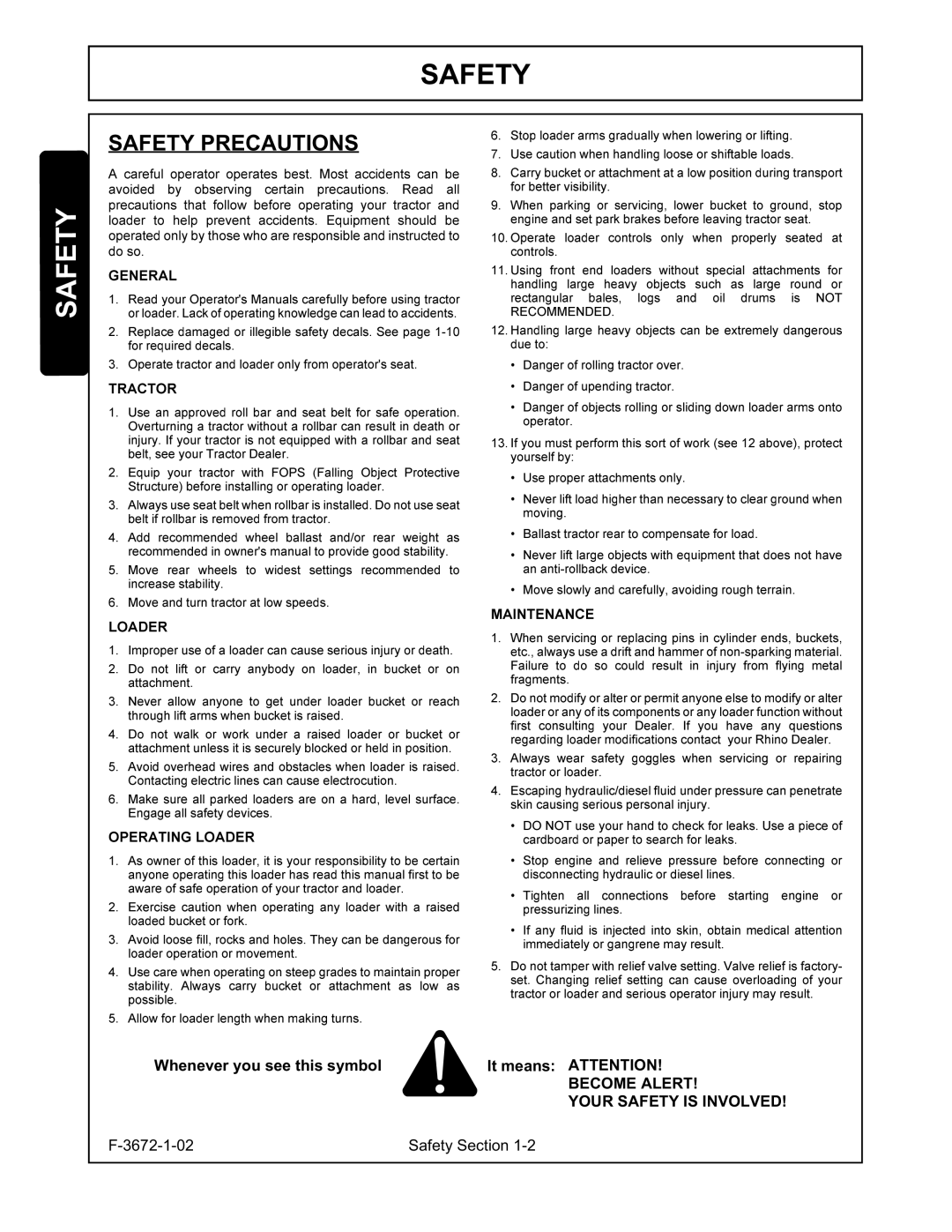 Alamo 104QX manual Dueto, Seat, 13.If, Rry, First, 4Es, Stop, For, All, Before, Relief, Elief 