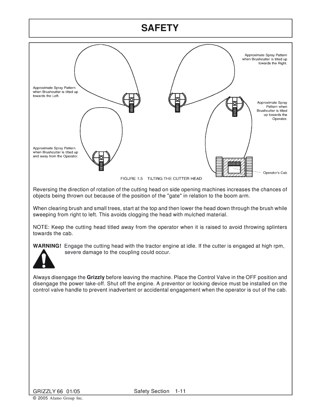 Alamo 66 manual Safety 