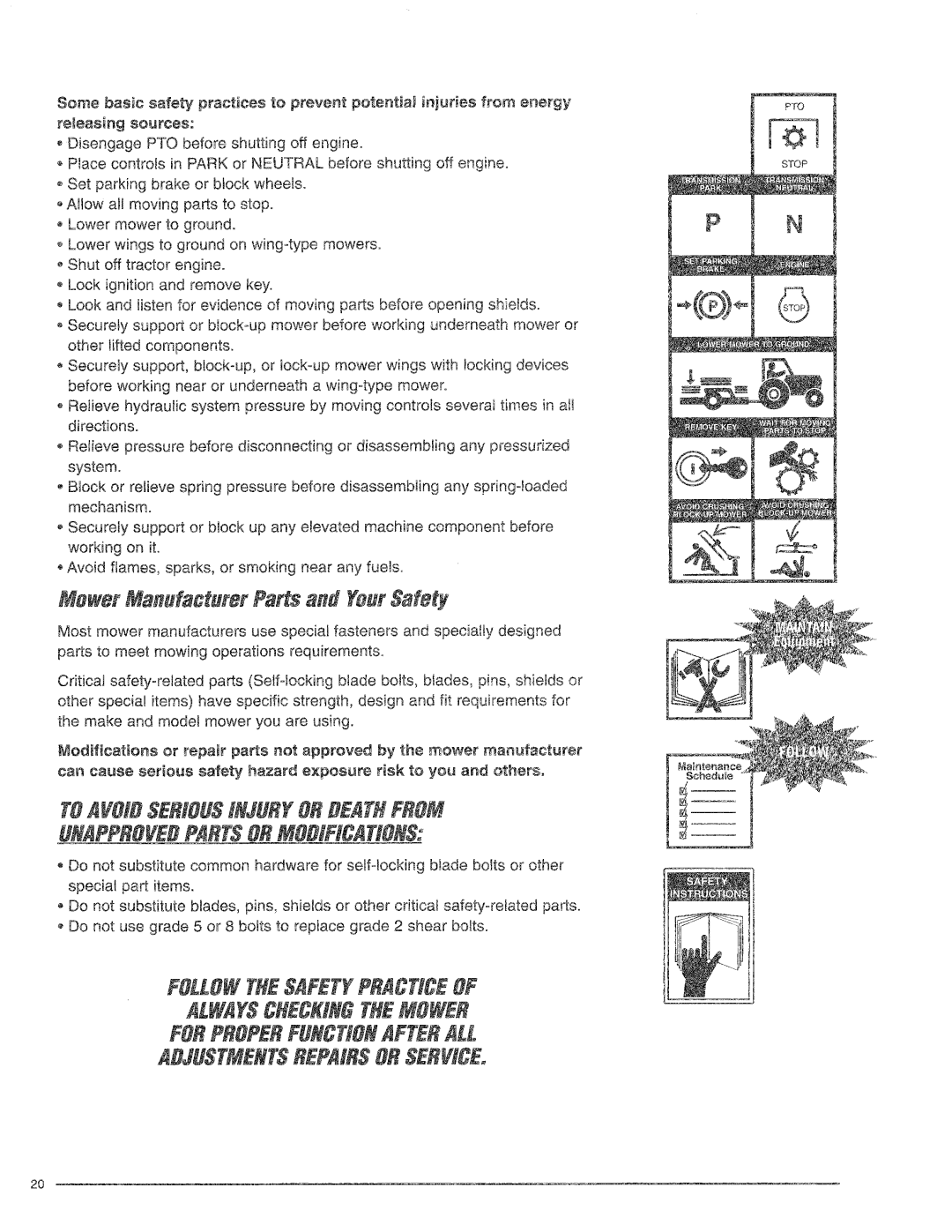 Alamo A84B manual 