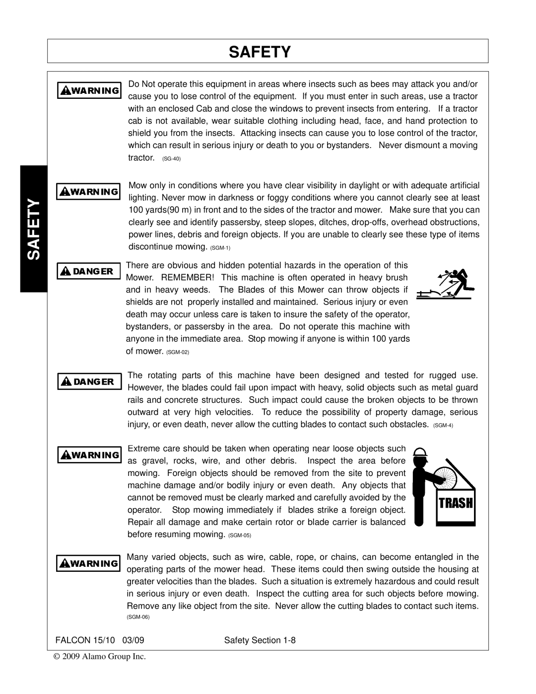 Alamo FALCON 15/10 manual SGM-06 