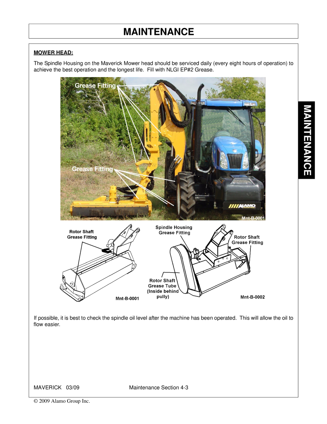 Alamo FC-0001 manual Mower Head 