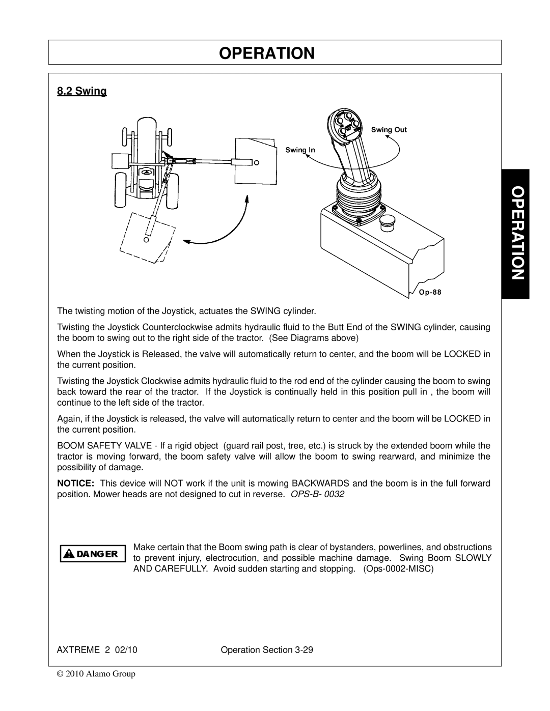 Alamo Lawn Mower manual Swing 