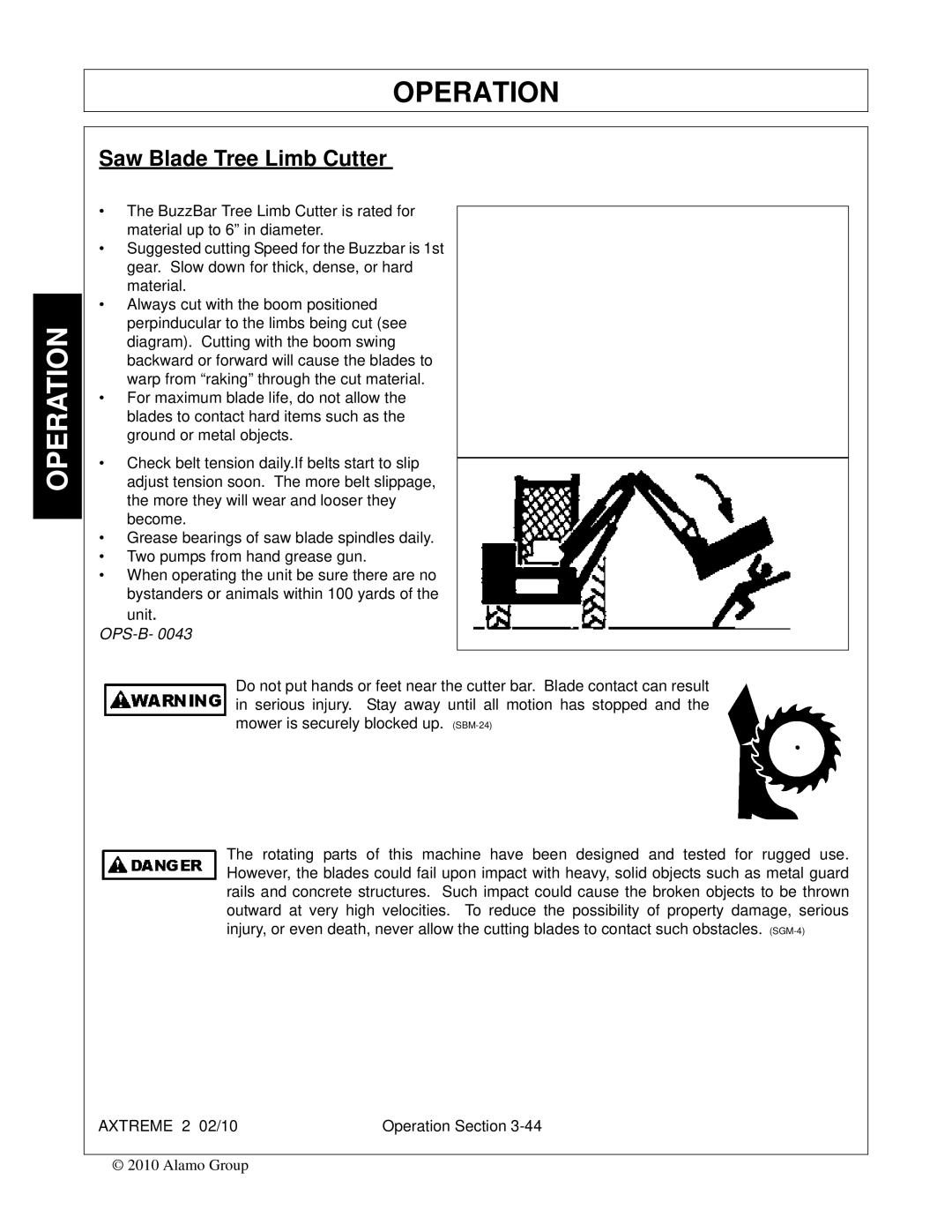 Alamo Lawn Mower manual Saw Blade Tree Limb Cutter 