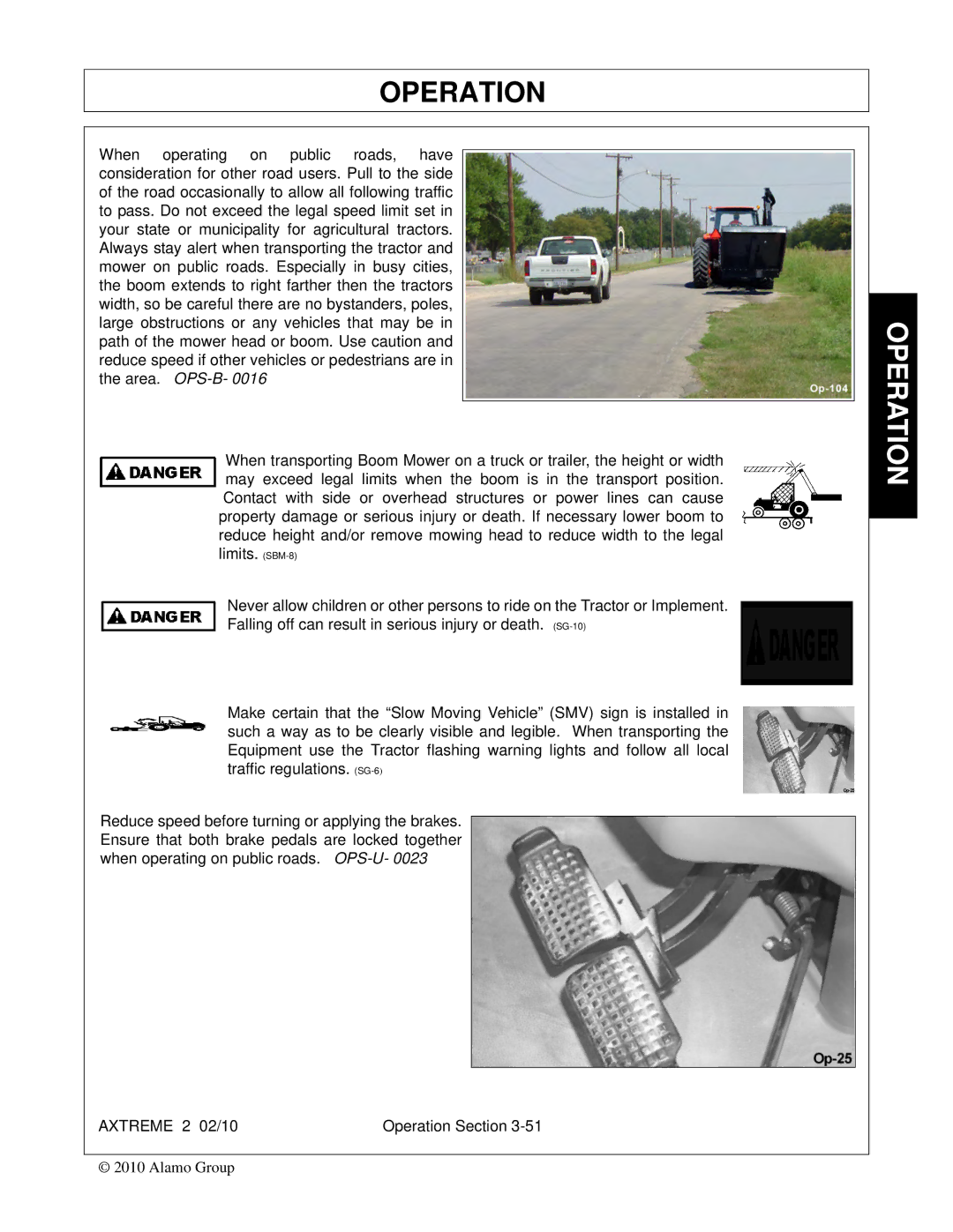 Alamo Lawn Mower manual Operation 