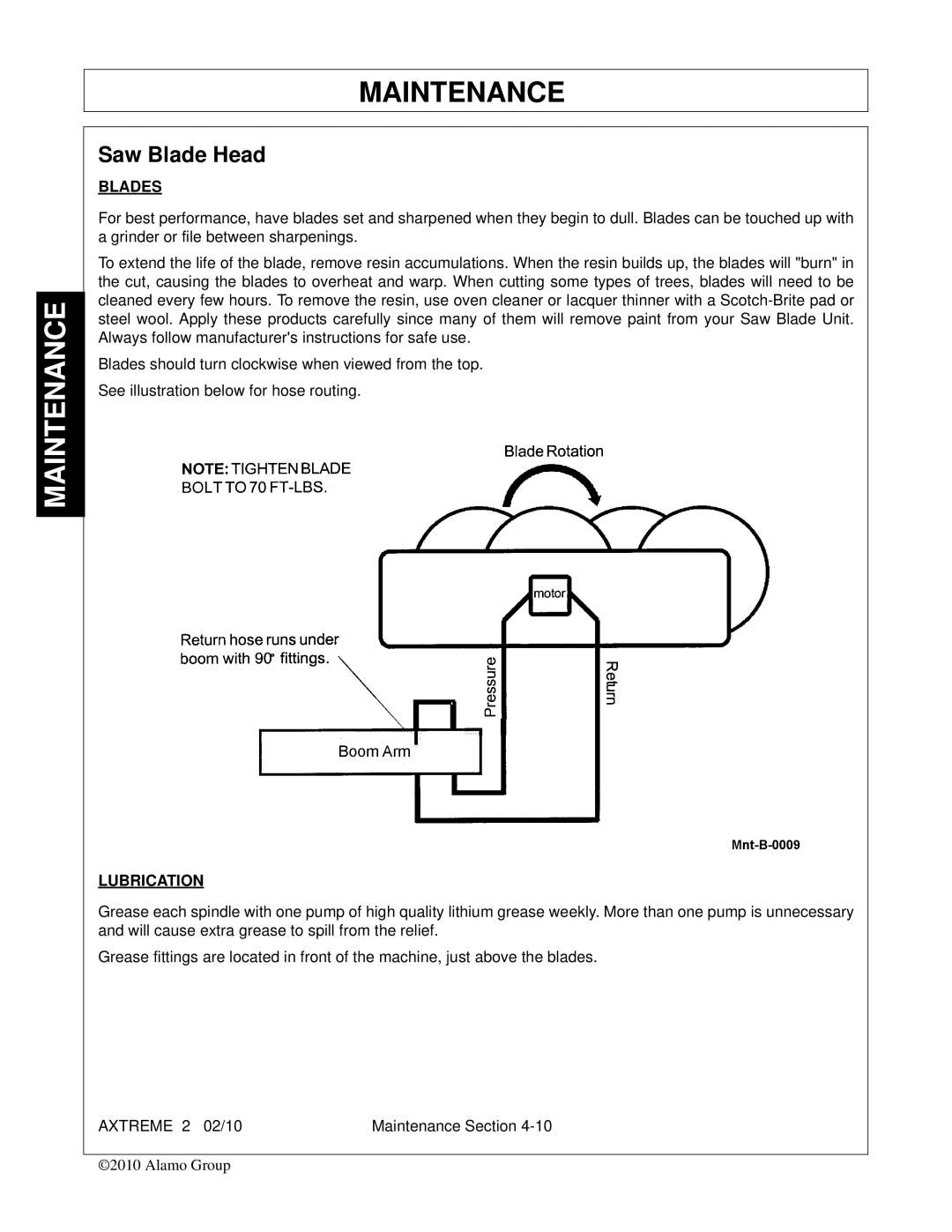 Alamo Lawn Mower manual Saw Blade Head, Blades 