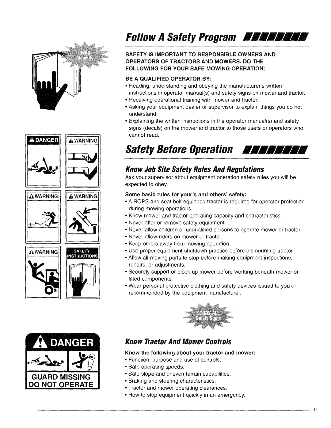 Alamo Lawn Mower manual 