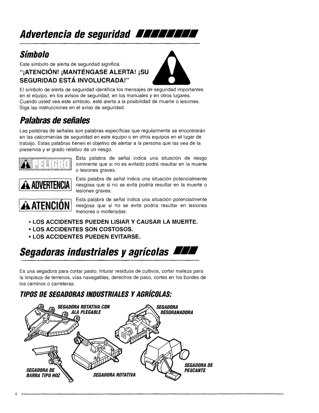 Alamo Lawn Mower manual 