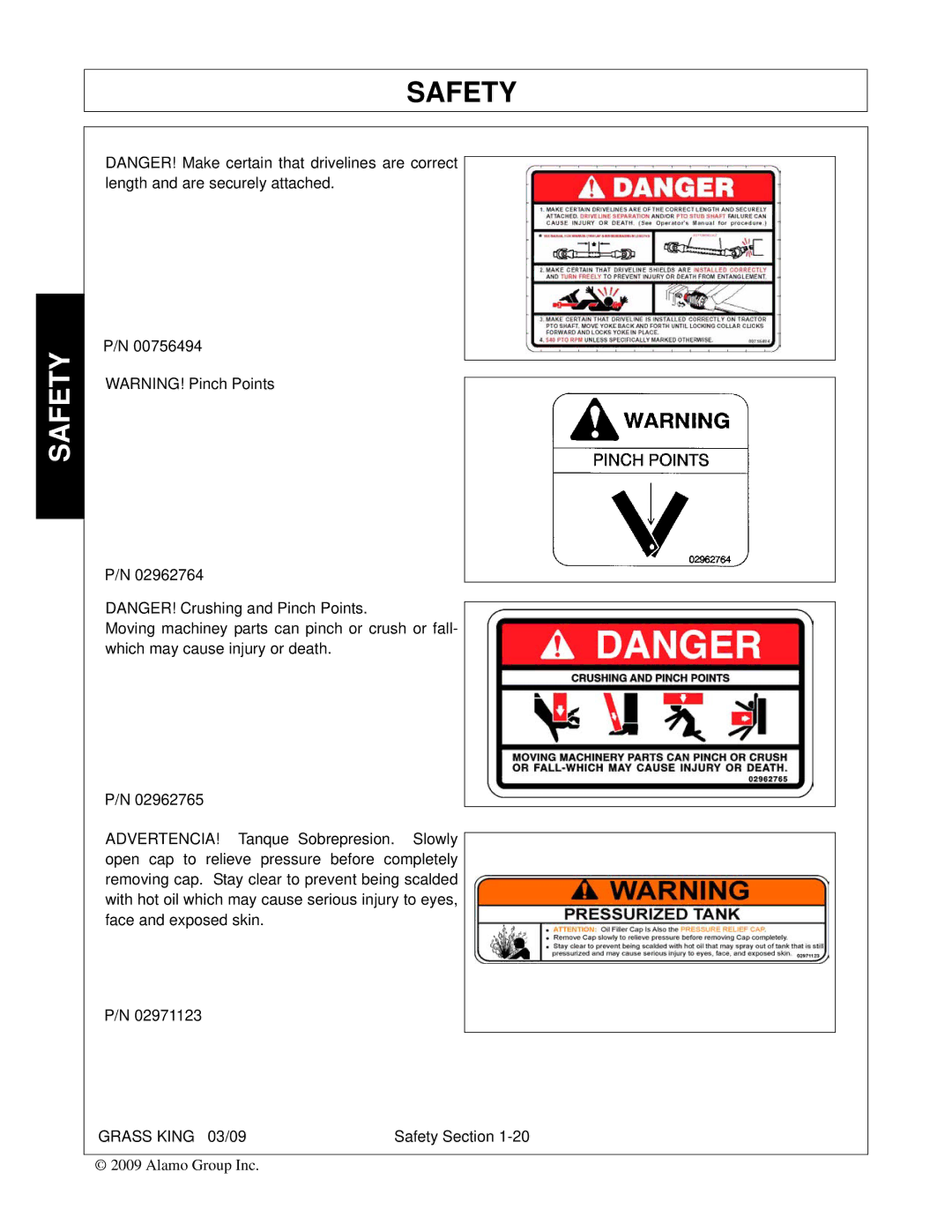 Alamo none manual Safety 