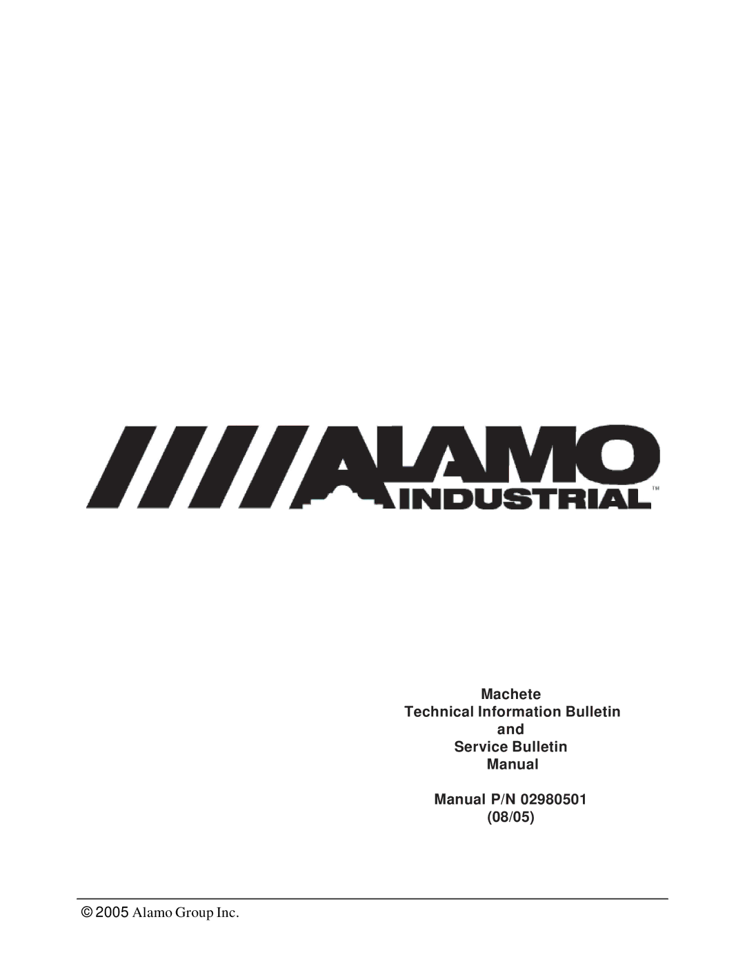 Alamo T 7740 manual Alamo Group Inc 