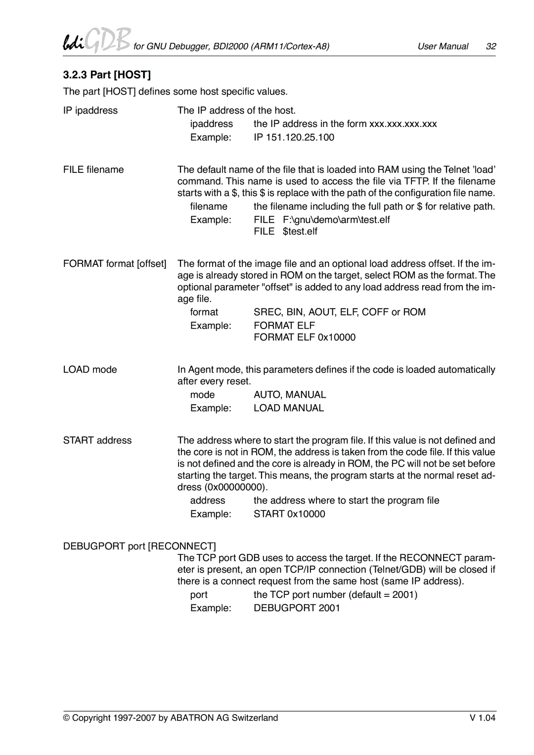 Albatron Technology ARM11/Cortex-A8 user manual Part Host 