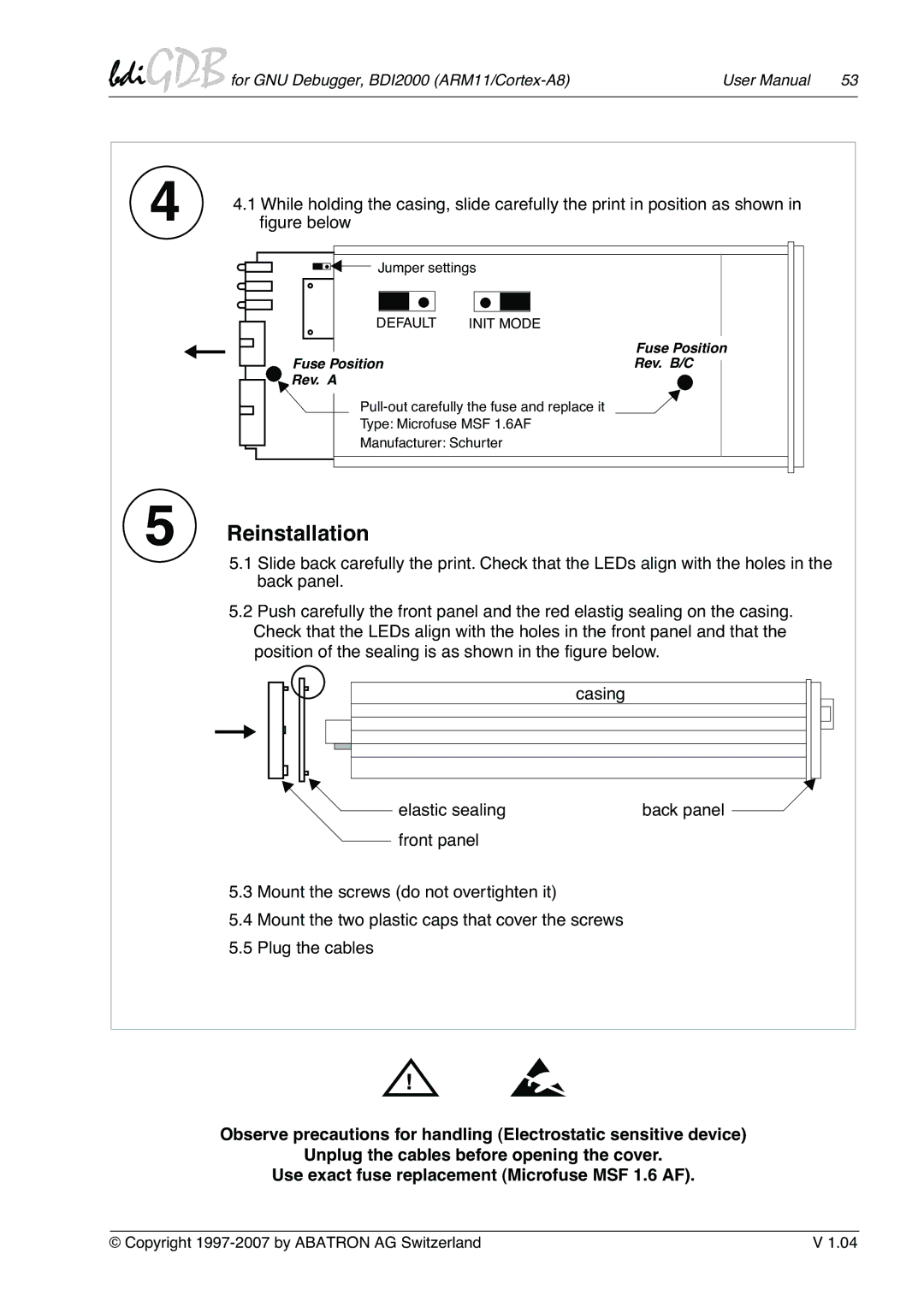 Albatron Technology ARM11/Cortex-A8 user manual Reinstallation 