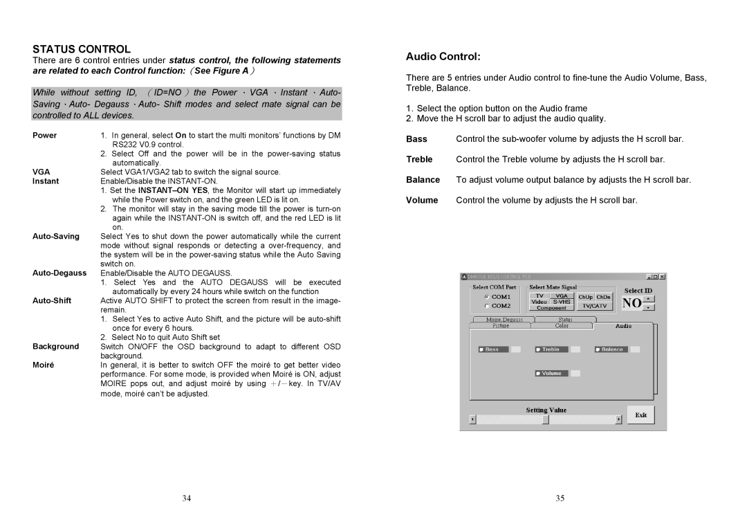 Albatron Technology DM-5952KF, DM-6952KF user manual Status Control 