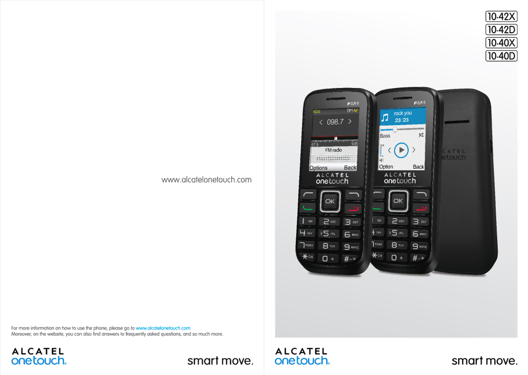 Alcatel 1042X, 1040X manual 