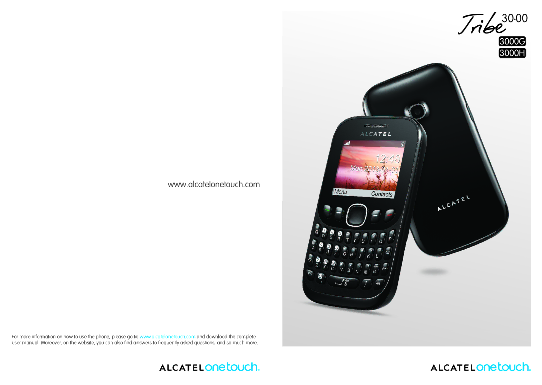 Alcatel manual 3000G 3000H 