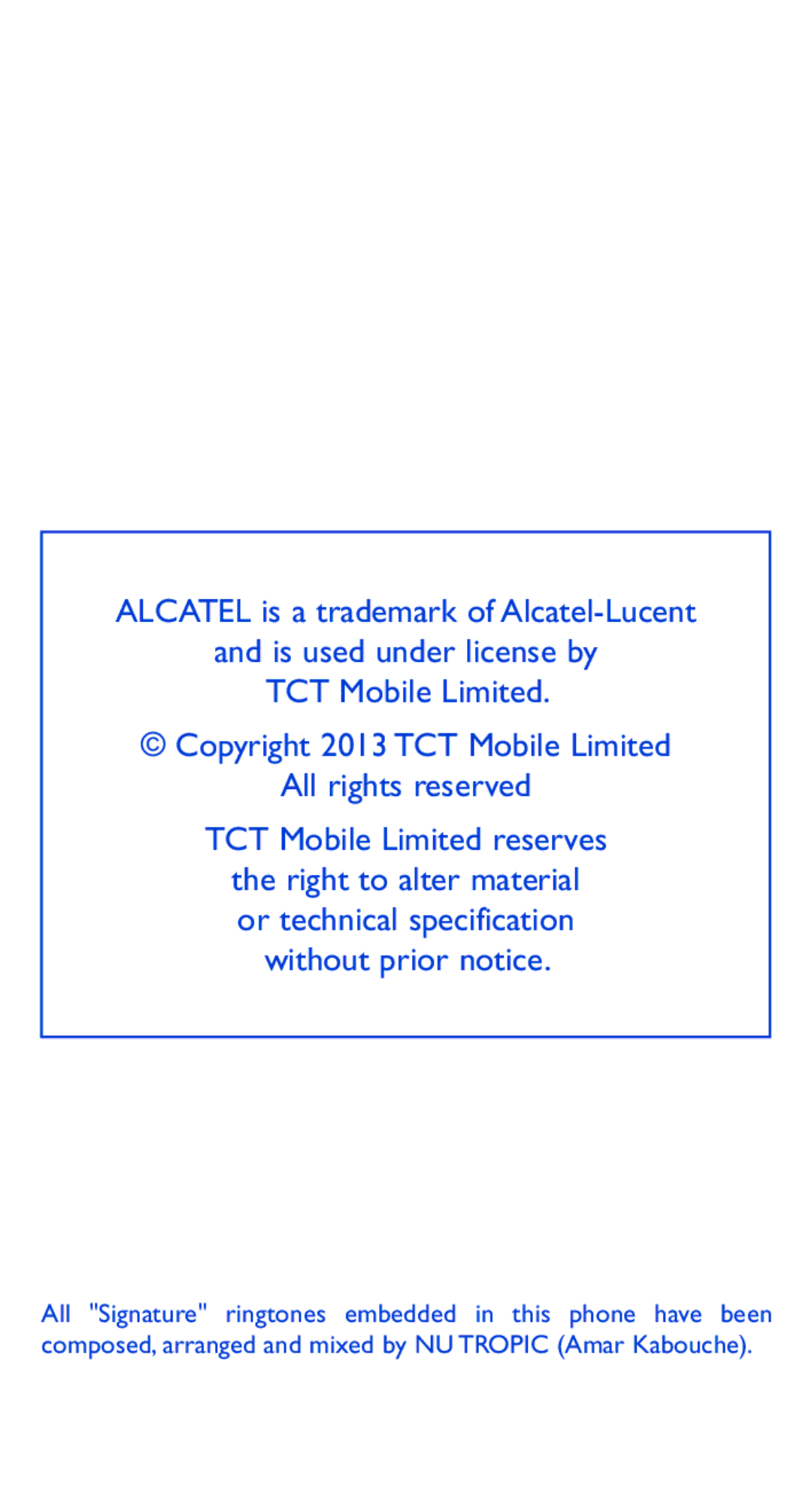 Alcatel 6034R manual 