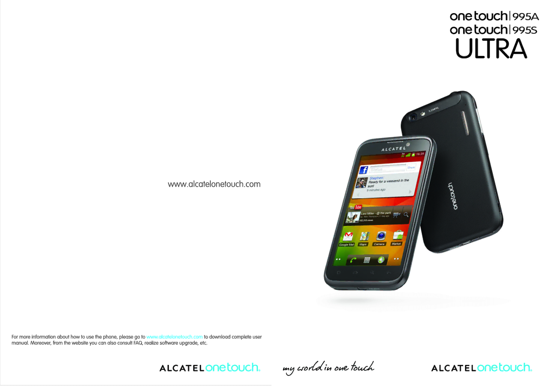 Alcatel manual 995A 995S 