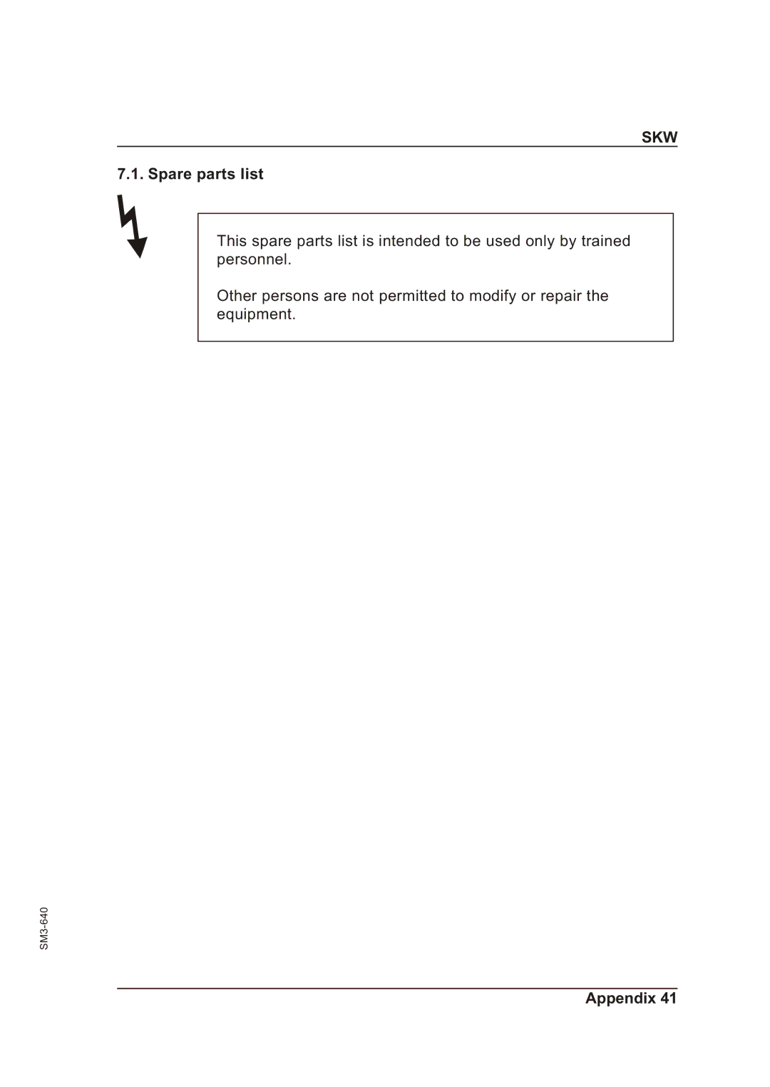 Alcatel Carrier Internetworking Solutions 046-3MS manual Spare parts list 