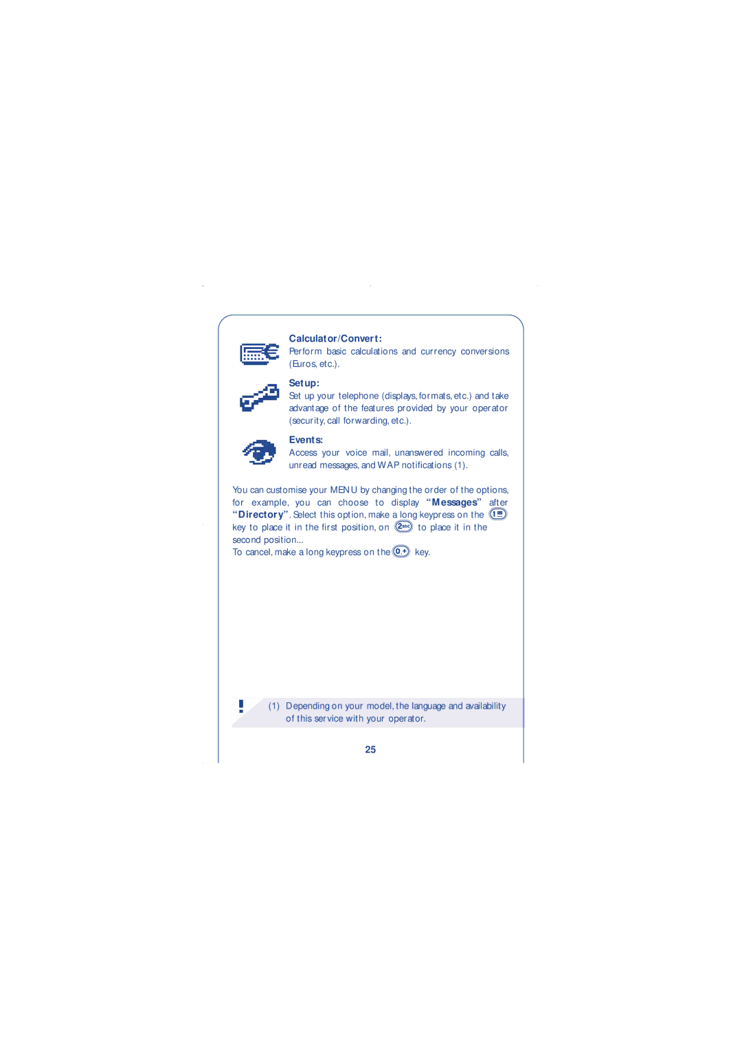 Alcatel Carrier Internetworking Solutions 310 manual Calculator/Convert, Setup 