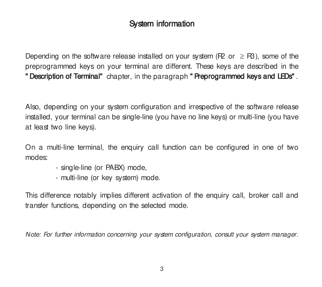 Alcatel Carrier Internetworking Solutions 3AK 19522 manual System information 