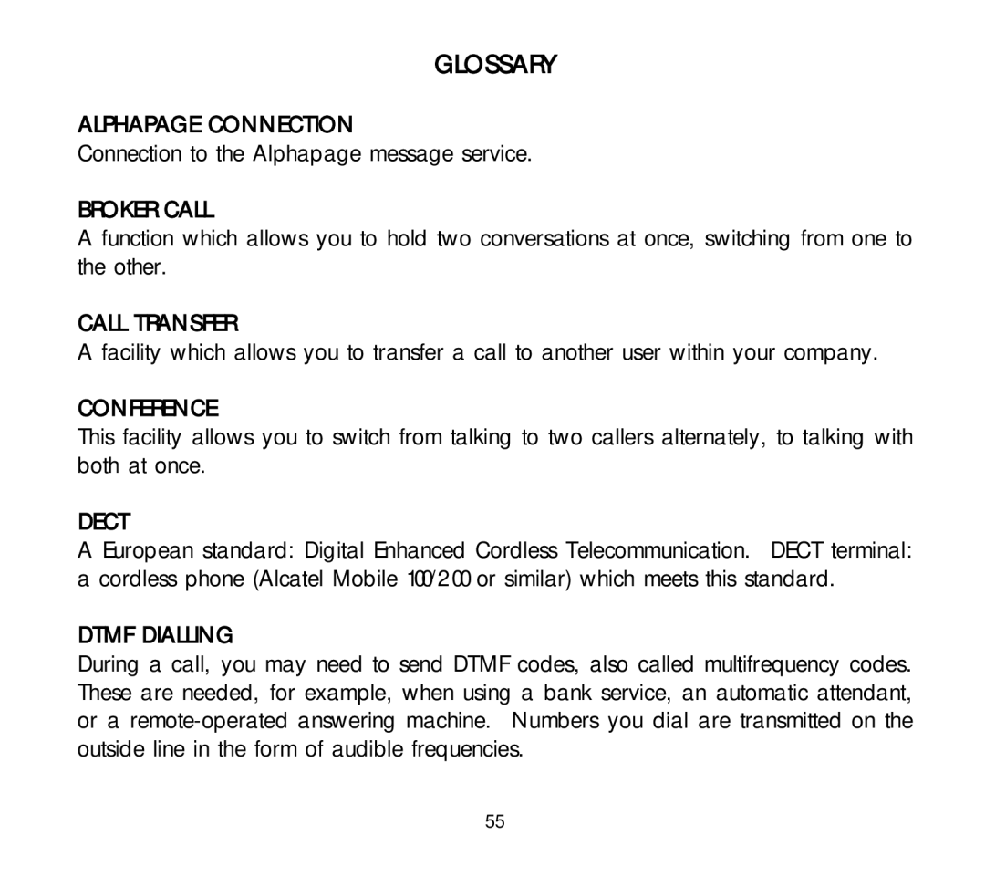 Alcatel Carrier Internetworking Solutions 3AK 19522 manual Glossary 