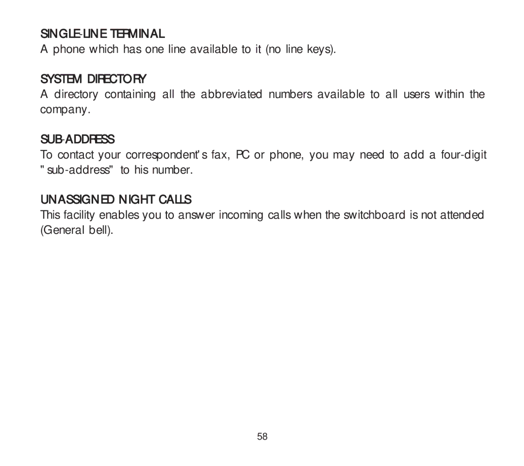 Alcatel Carrier Internetworking Solutions 3AK 19522 manual SINGLE-LINE Terminal 