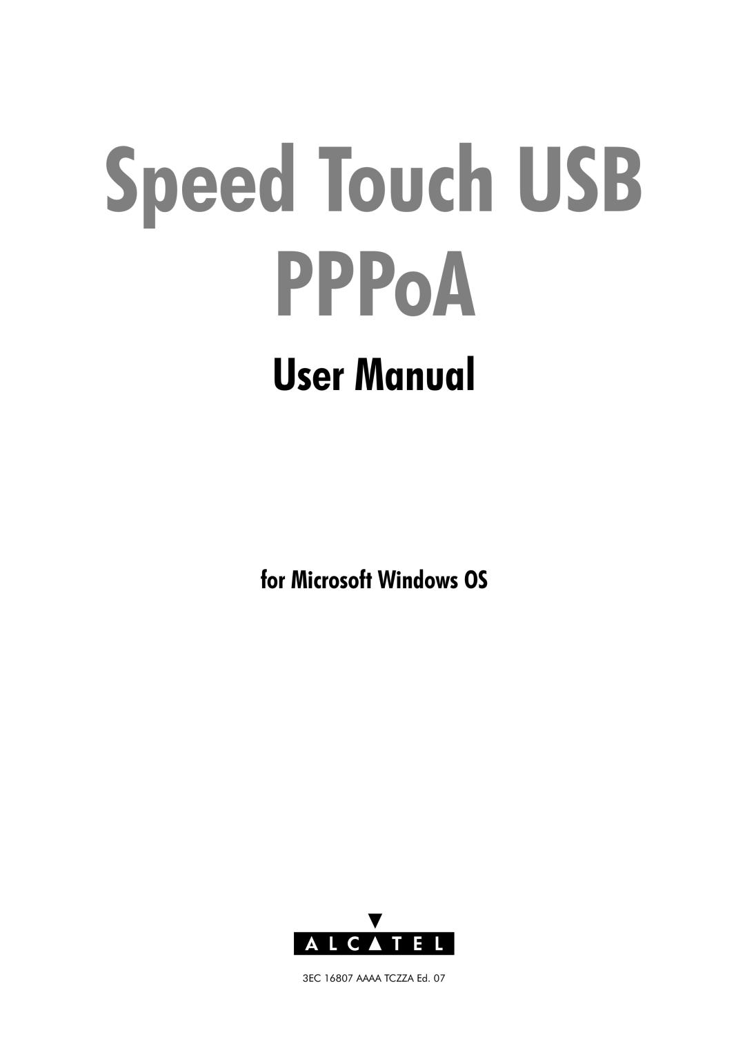 Alcatel Carrier Internetworking Solutions 3EC 16807 AAAA TCZZA ED. 07 manual Aaaa Czza 